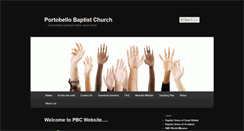 Desktop Screenshot of portobellobaptist.co.uk